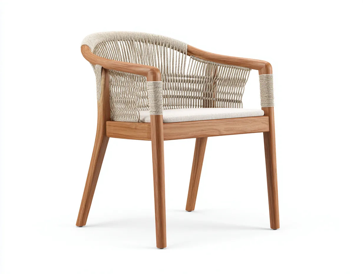 Sedia da relax all'aperto 58×56×79 cm - polipropilene blu e bianco - per terrazza